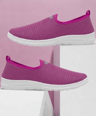 asian Barfi-02 Pink Casual sneakers for ladies | sports shoes for women without laces | Running shoes for girls stylish latest design new fashion | Slip on black shoes for jogging, walking, gym & party Walking Shoes For Women(Pink)