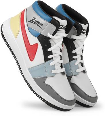 Zixer High Top Ankle Sneaker Shoes For Boys Branded Stylish