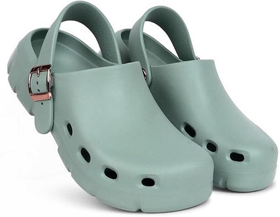 Cassiey Slip on Clogs/Sandals With Backstrap for Women Comfortable And Lightweight Clogs For Women(Green , 7)