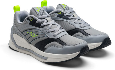 asian Powerkick-05 Running Shoes for Men | Lightweight Mesh Sports Shoe for Boys Running Shoes For Men(Grey, Black , 6)