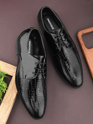 PROVOGUE Lace Up For Men(Black , 6)