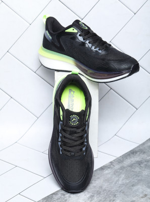Abros VOID Athleisure Cultured Round-Toe Shape & Hyperfuse Technology Walking Shoes For Men(Black , 7)