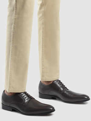 HATS OFF ACCESSORIES Formal Derby For Men(Brown , 10)