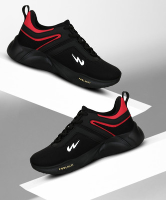 CAMPUS HARROW PRO Walking Shoes For Men(Black , 9)
