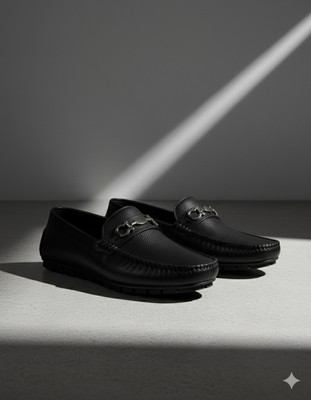 Plama Loafers For Men(Black , 10)