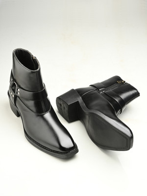 Afrojack Boots For Men(Black , 9)