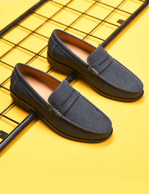 Wave Walker WW-CHARLS Loafers For Men(Blue , 9)