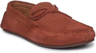 HUSH PUPPIES Hush Puppies 8535 WILLIAN SUEDE Orange Loafers for Men Casuals For Men(Orange , 9)