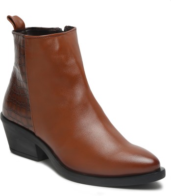 Bruno Manetti Boots For Women(Tan)