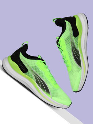 PUMA Stride Lite Running Shoes For Men(Green , 9)