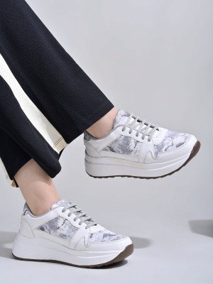 SHOETOPIA Smart Casual Grey Sneakers For Women & Girls Sneakers For Women(Grey)
