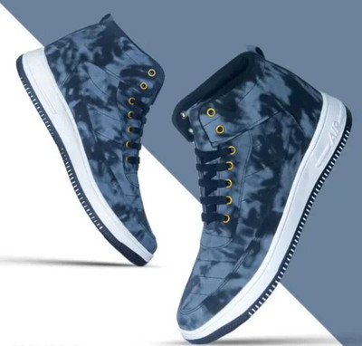 AYIRA Mens High Tops For Men(Blue , 6)