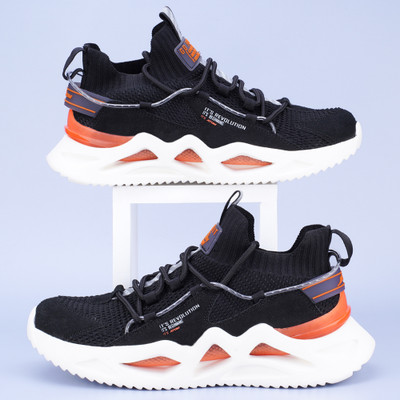 ATOM Good Vibes Sneakers For Men(Black , 7)