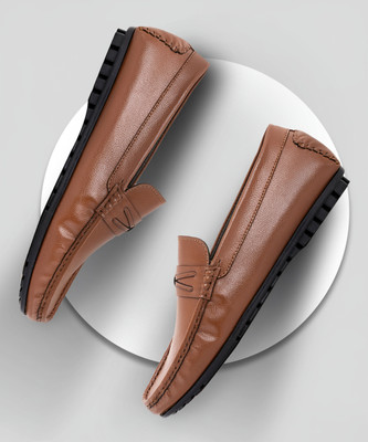 Khadim's Moccasins Driving Shoes For Men(Brown , 9)