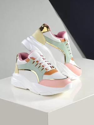 Layasa Womens And Girls Multicolor Casual Sneakers For Women(Multicolor , 4)