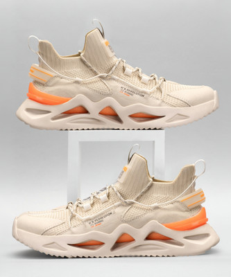 ATOM Good Vibes Sneakers For Men(Beige , 9)