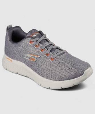 Skechers GO WALK FLEX Walking Shoes For Men(Grey , 11)