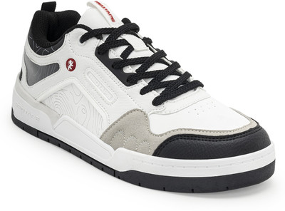 RED TAPE Casual Sneaker Shoes for Men | Elegantly Rounded Front, Soothing Insole Sneakers For Men(Black, White , 8)