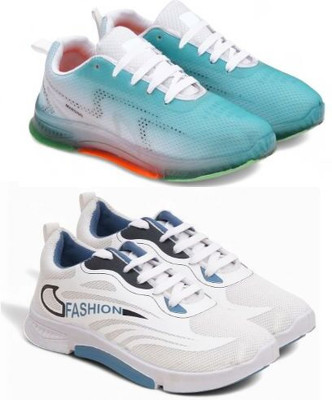 HOTSTYLE 2 Pair Combo Sneakers For Men(Multicolor , 8)