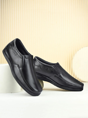 DPA Genuine Leather Mocassin For Men(Black , 9)