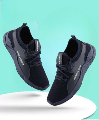 Orvax Running Shoes For Men(Black , 8)