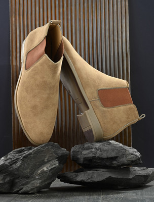 Roadster Boots For Men(Tan , 7)