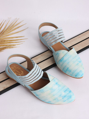 Denill Women Bellies(Blue , 4)