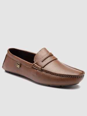 action DRIVE 162 Trendy Comfortable Stylish Casual Slip On Loafers Loafers For Men(Brown , 7)