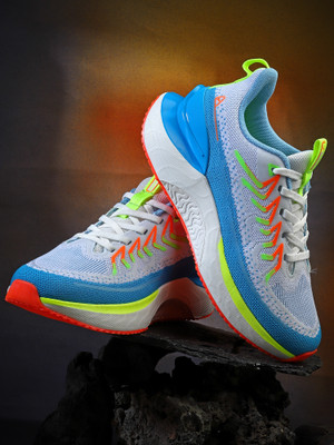 action Athleo NITRO 1403 Lightweight Comfortable Stylish Sports Lace Up Running Shoes For Men(Blue , 8)