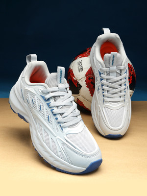 action Athleo NITRO 2006 Lightweight Comfortable Stylish Sports Lace Ups Running Shoes For Men(White, Blue , 6)