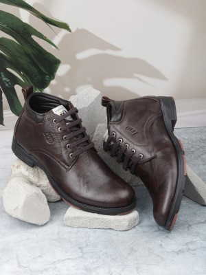 iD Boots For Men(Brown , 7)