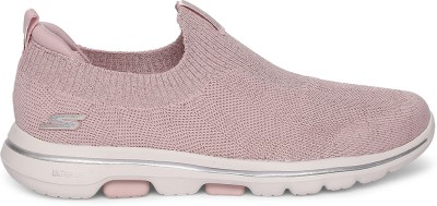 Skechers Go Walk 5 - Starlit Walking Shoes For Women(Pink , 7)