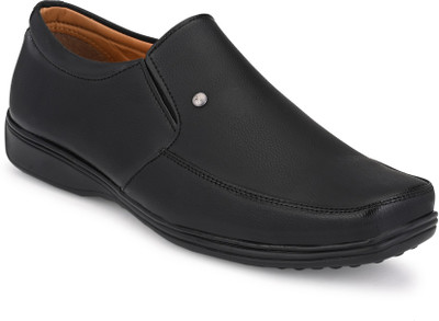 Karsun Formal Shoes For Men Without Lace |Official Shoes |executive |professional Slip On For Men(Black , 7)