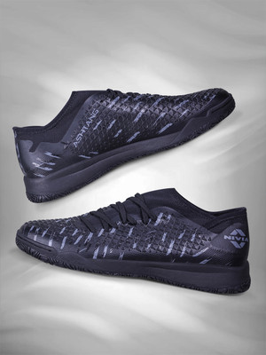 NIVIA ASHTANG 2.0 Football Shoes For Men(Black , 8)