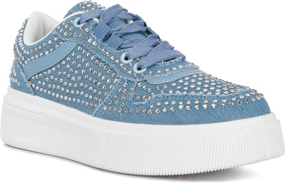 London Rag SH4483_DENIM Sneakers For Women(Blue , 5)