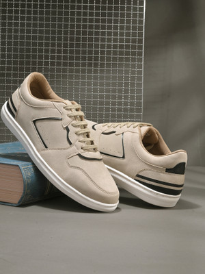 Roadster Casual Shoes Sneakers For Men(Beige , 6)