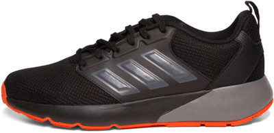 ADIDAS Dash-Flow Mesh Low Tops Lace Up Men's Sports Shoes Running Shoes For Men(Black , 8)