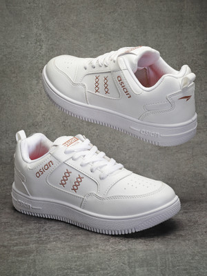 asian Casual Sneaker Shoes for Men | Soft Cushioned Insole || Trendy-03 Sneakers For Women(White , 4)