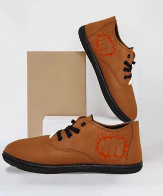 KANEGGYE CASUALS FOR MEN & KIDS Casuals For Men(Tan, Orange , 6)