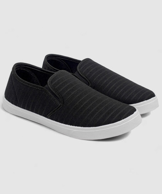 asian Slip On Sneakers For Men(Black , 10)