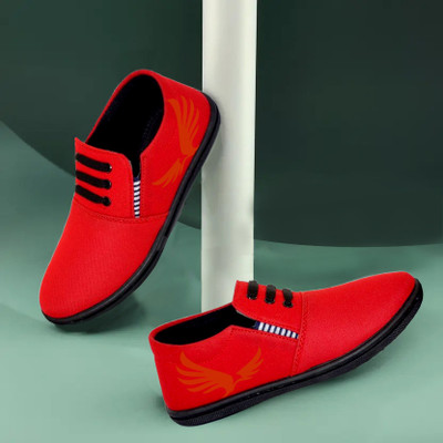 KANEGGYE CASUALS FOR MEN & KIDS Casuals For Men(Red, Orange , 3)