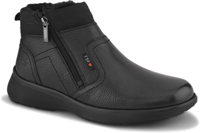 TSF TSF FORMAL ZIP FUR BOOT Slip On For Men(Black , 10)