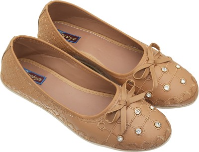 RAVIS Bellies For Women(Tan , 8)