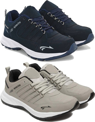 WINGSCRAFT Latest Stylish Casual sport shoes for men Casuals For Men(Grey, Blue , 6)