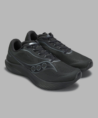 SAUCONY KINVARA 15 Running Shoes For Men(Black , 11)