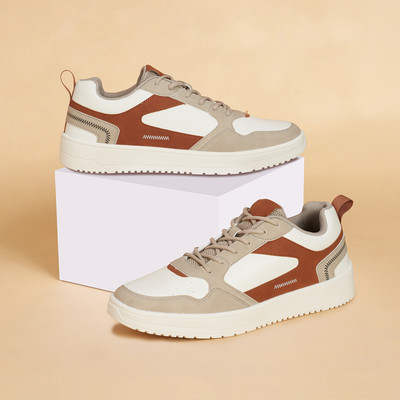 Ajile By Pantaloons Sneakers For Men(Beige , 6)