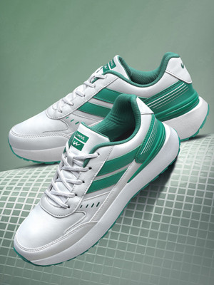 CAMPUS KNICK Casual Shoes | Memory Extra Bounce Insole & PU Upper| Sleek Trendy Lace-Up Sneakers For Men(White , 10)