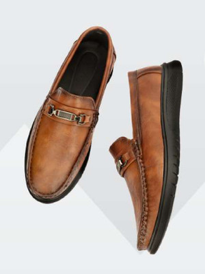 Buxton CASUALS FOR MEN & KIDS Loafers For Men(Tan, Black, Brown , 6)