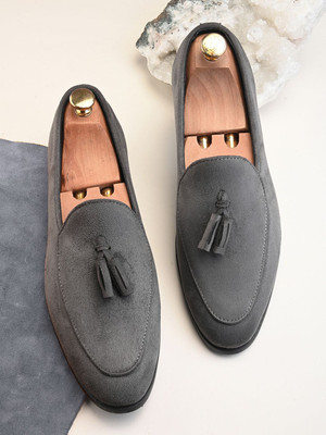 HERE&NOW Loafers For Men(Grey , 12)