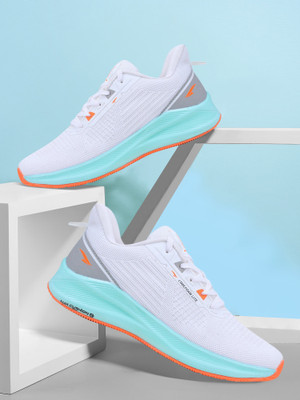 asian Running Shoes For Men(White, Blue , 6)